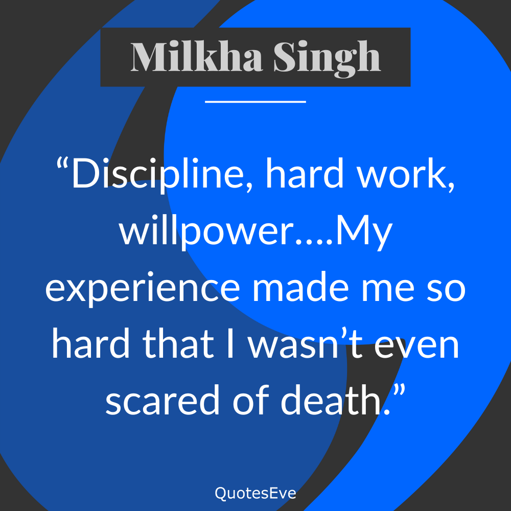 Quote images of Milkha Singh